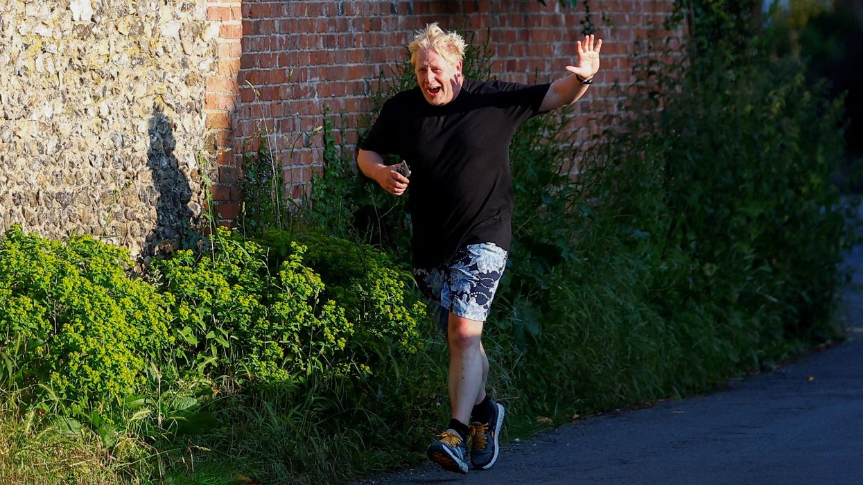 Boris Johnson running