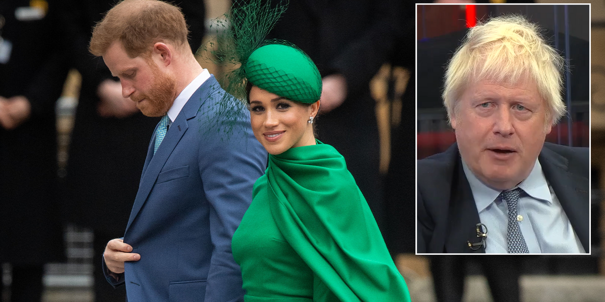 NextImg:Boris Johnson bemoans his ‘pathetic attempt’ to keep Meghan Markle and Prince Harry in UK: ‘I failed’