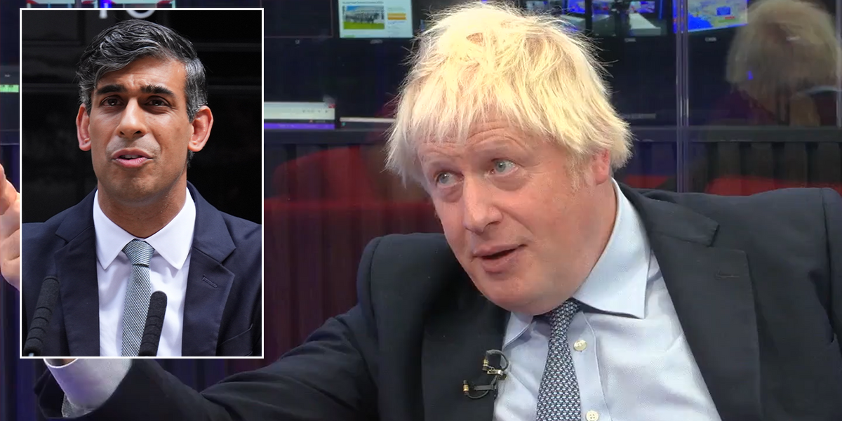 NextImg:Boris Johnson insists he’d have WON election for Tories as he hits out at Sunak: ‘Worse than a crime’