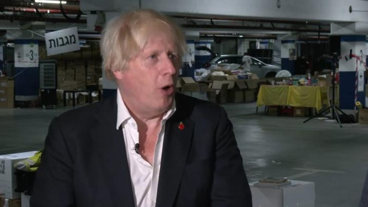 Boris Johnson says ‘antisemitic’ march on Armistice Day is ‘obscene’