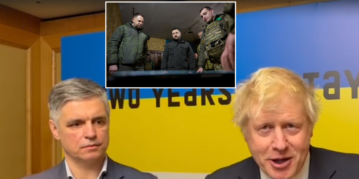 NextImg:Boris Johnson speaks to GB News on two-year anniversary of Russia’s invasion of Ukraine - ‘they can win’