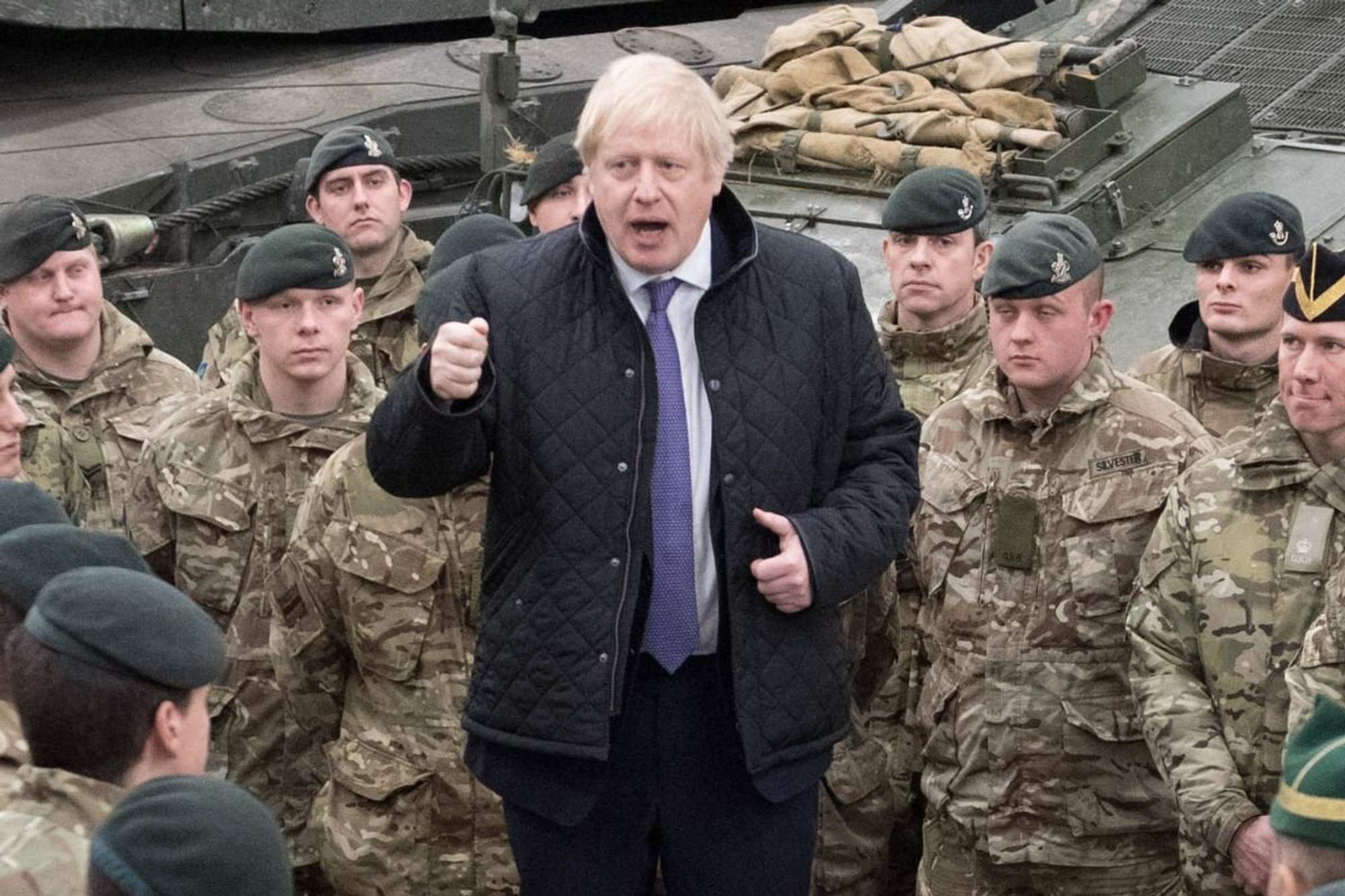 Boris Johnson suggested the UK and its allies could 'flip a switch' in Russian President Vladimir Putin's head