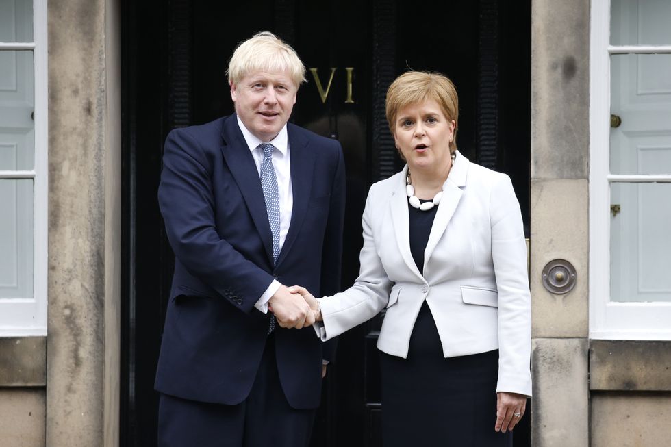 Boris Johnson was labelled a 'f*****g clown' by Nicola Sturgeon