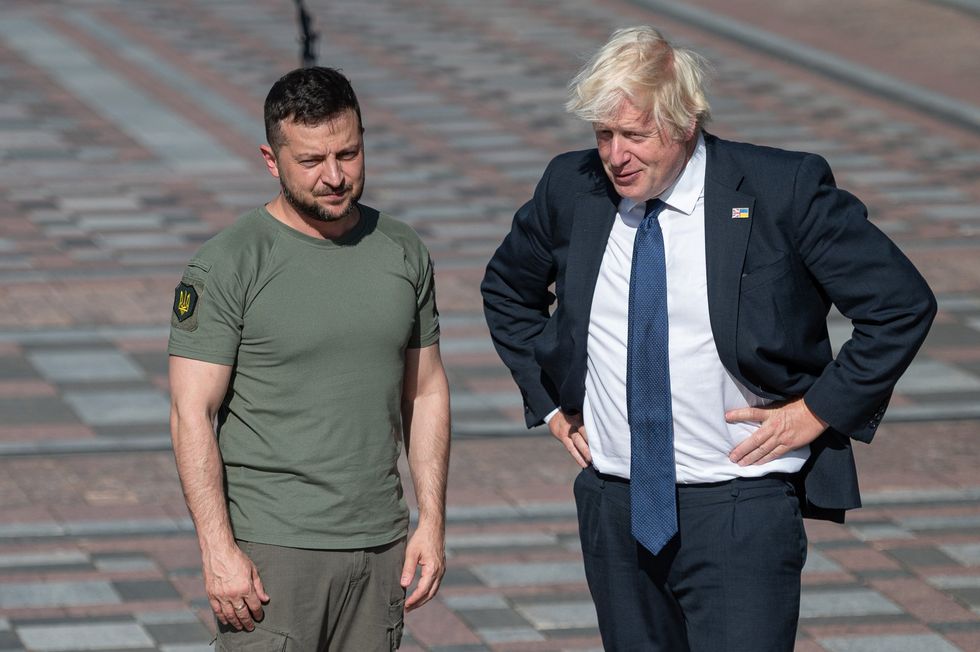 Boris Johnson was lauded for supporting Ukraine during his time as Prime Minister