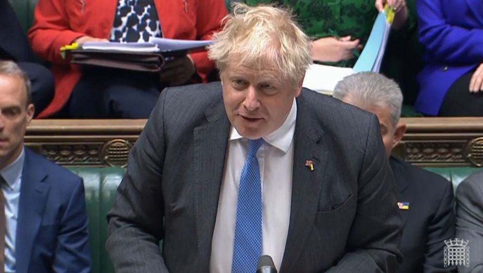 Boris Johnson was visiting the North East of England with the aim of drumming up Conservative support.