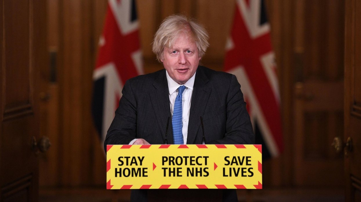 Boris Johnson with '
