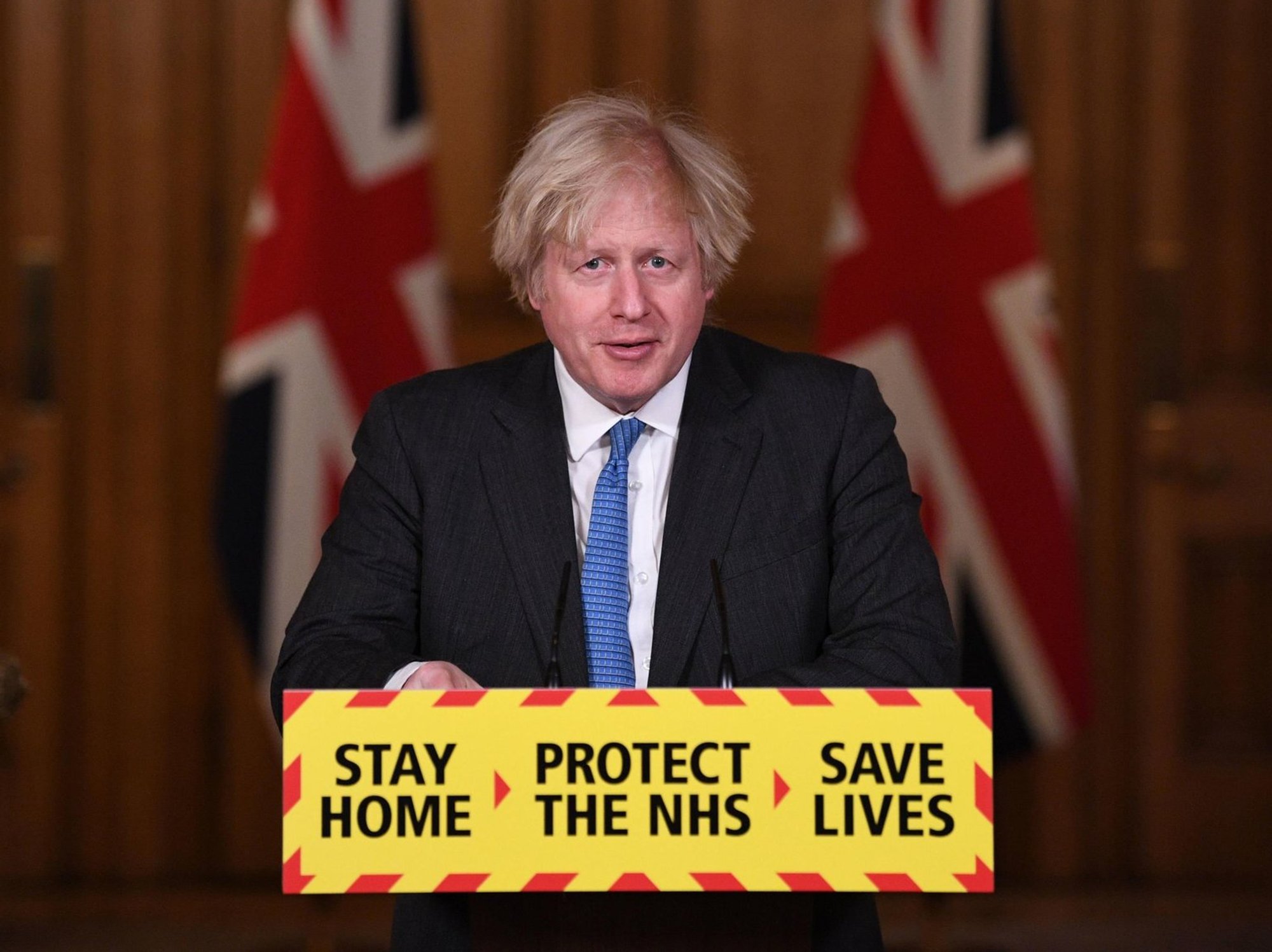 Boris Johnson with '