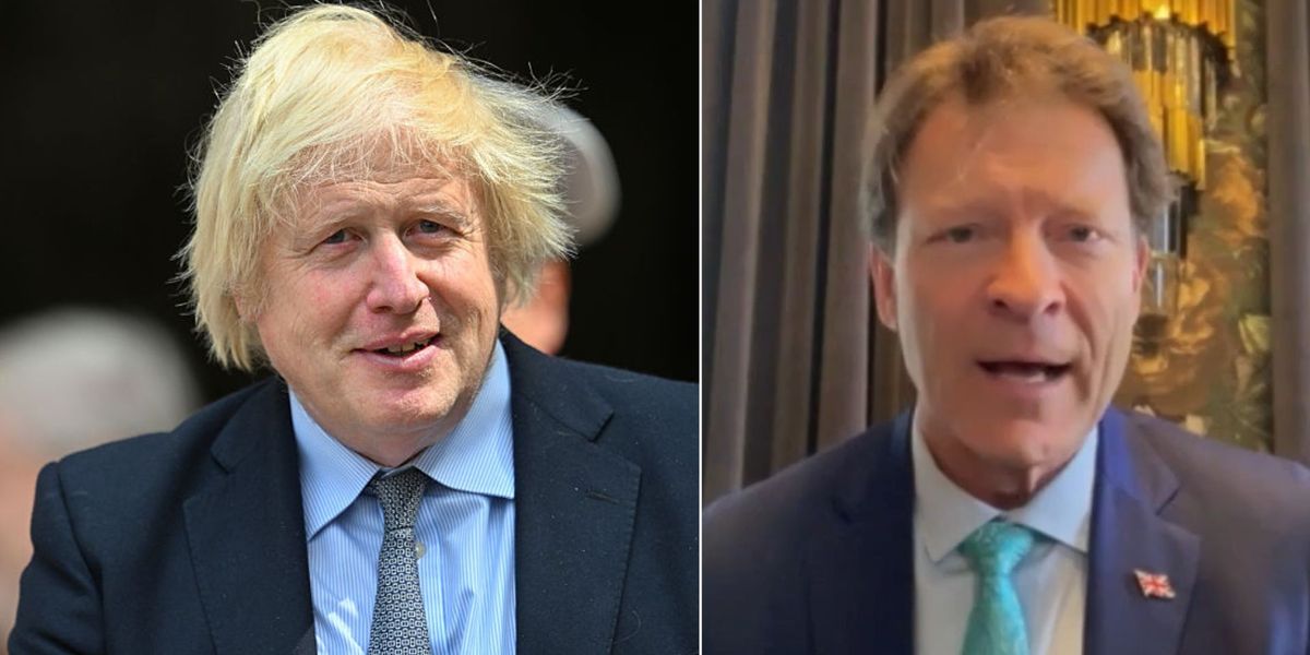 NextImg:'He's just history!' Richard Tice in hysterics at Boris Johnson's claim that Reform 'isn't a threat'