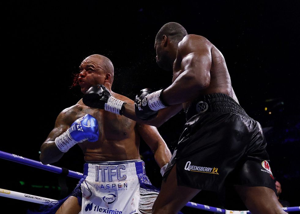 Both fighters took some serious shots as Daniel Dubois defeated Fabio Wardley
