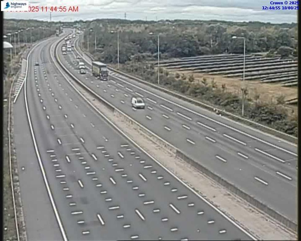 Both lanes of the M25 have been shut in response to an Essex Police incident