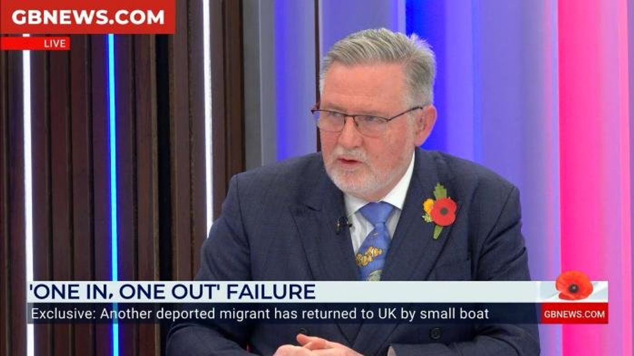 'Both of you, pack it in!' Michelle Dewberry forced to step in as GB News guests embroiled in HEATED migrant debate