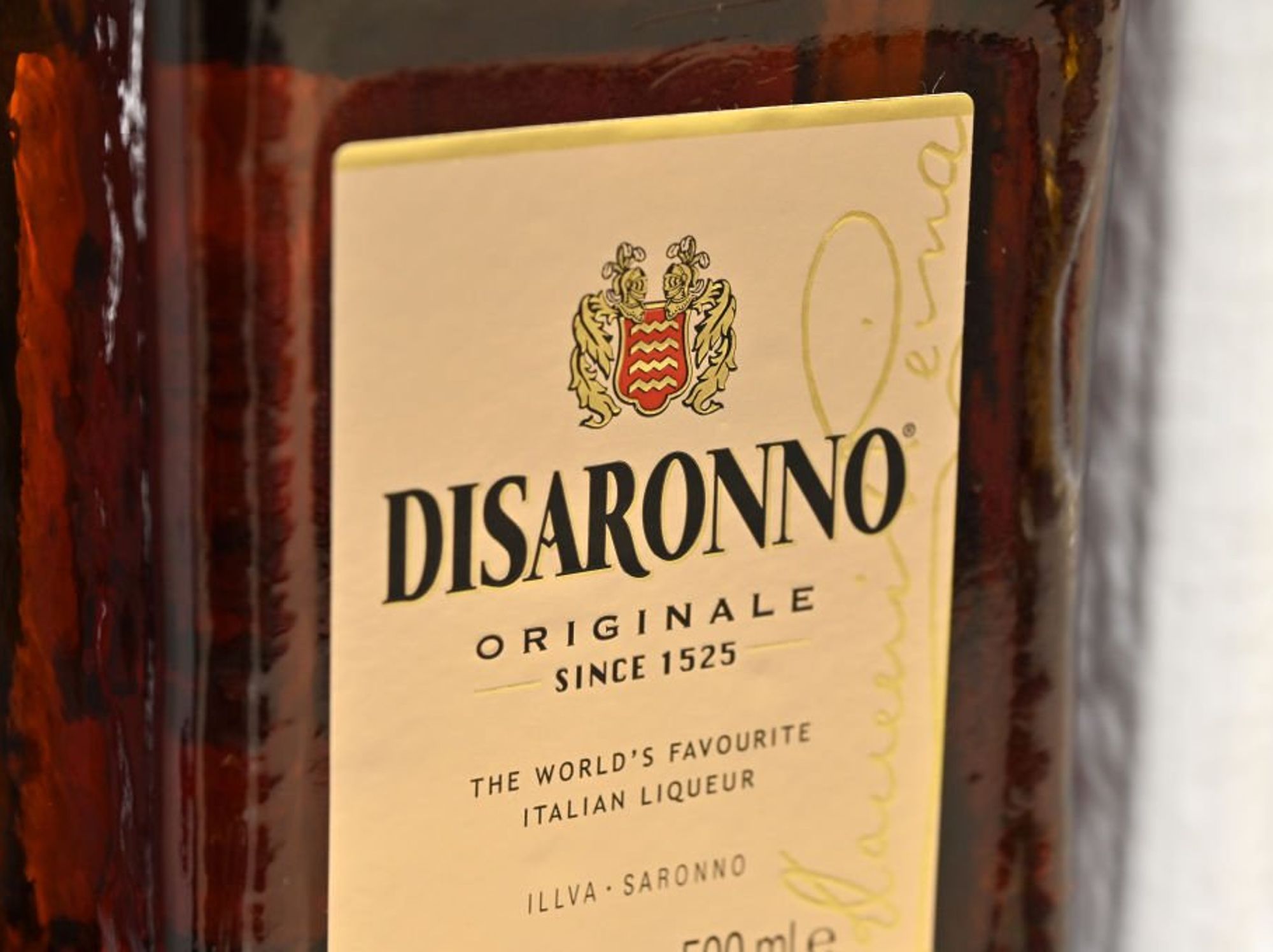 Bottle of Disaronno Originale