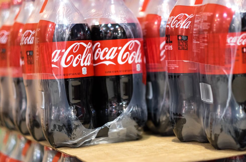 BOTTLES OF COCA COLA