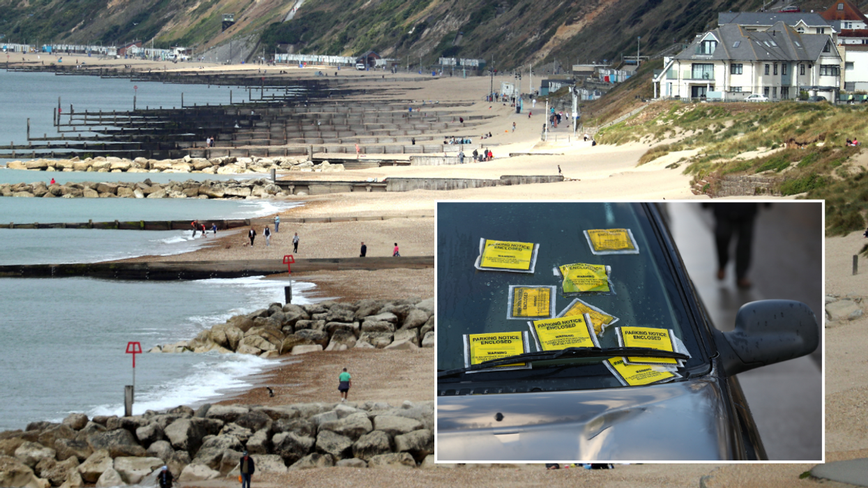 Bournemouth beach and parking tickets