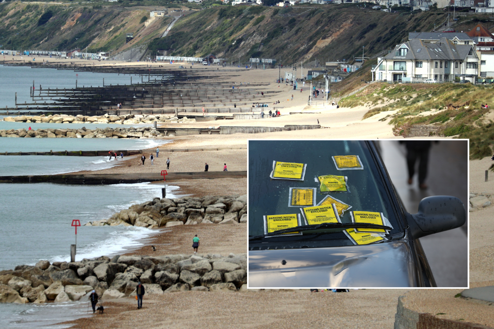 Bournemouth beach and parking tickets 