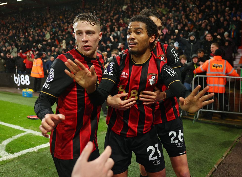 Bournemouth's win ends Liverpool's 13-match undefeated streak