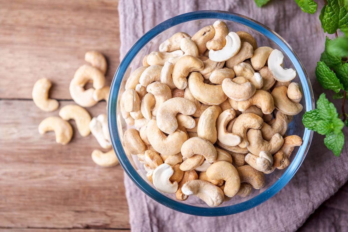 Bowl of cashews