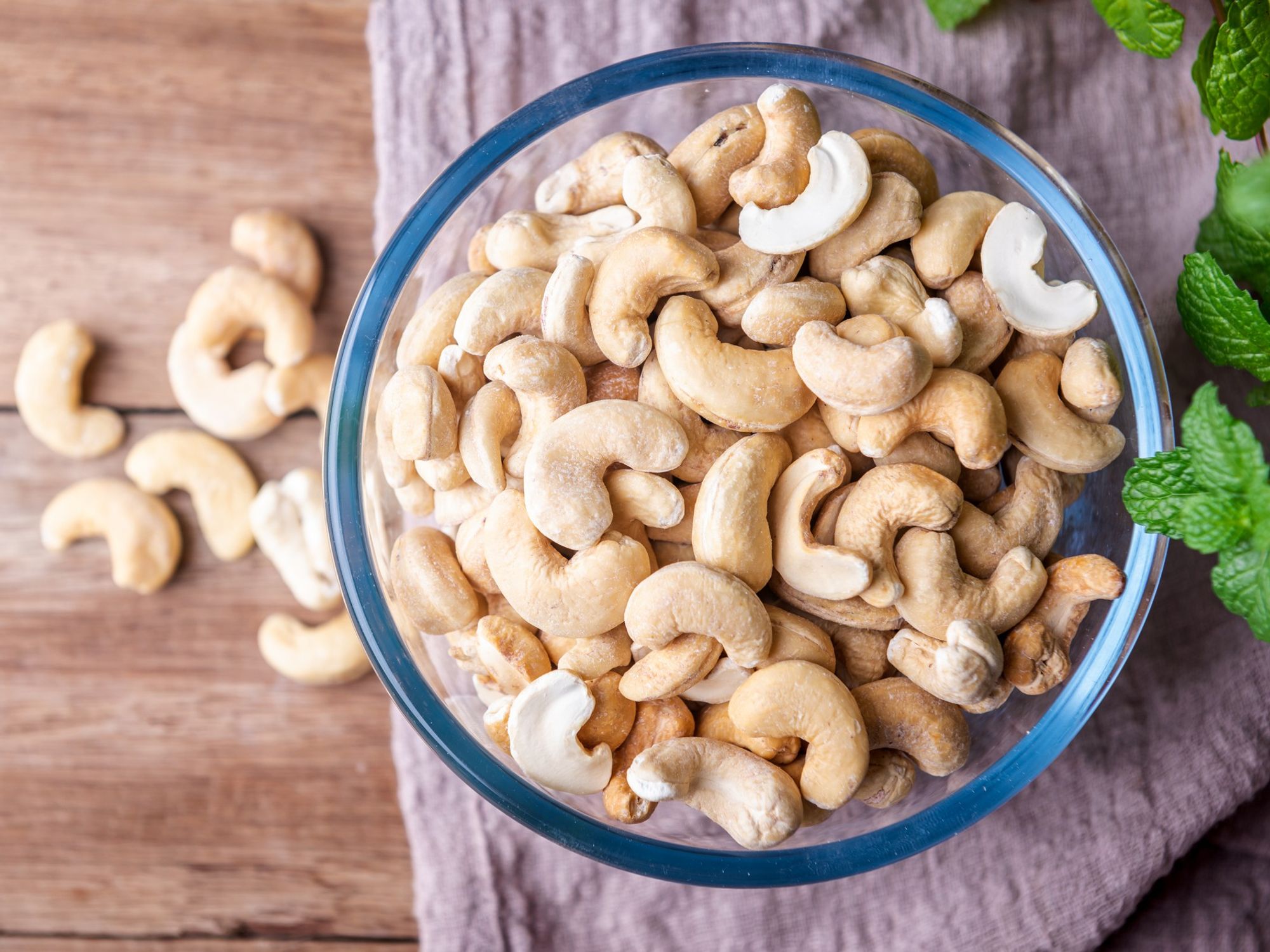 Bowl of cashews