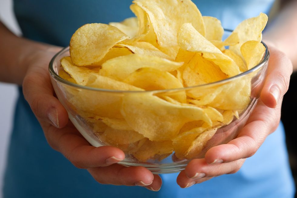 Bowl of crisps