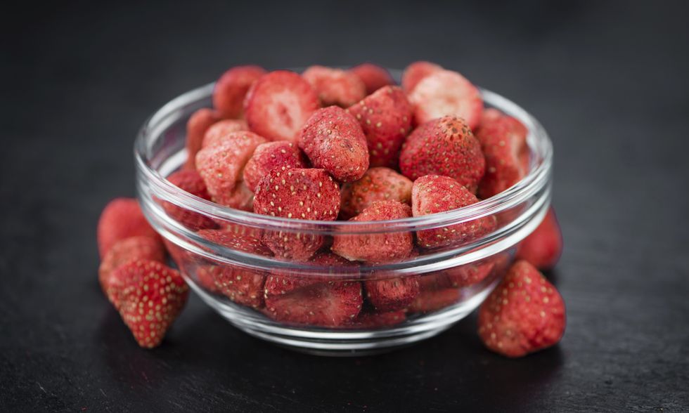 BOWL OF FREEZE-DRIED BERRIES