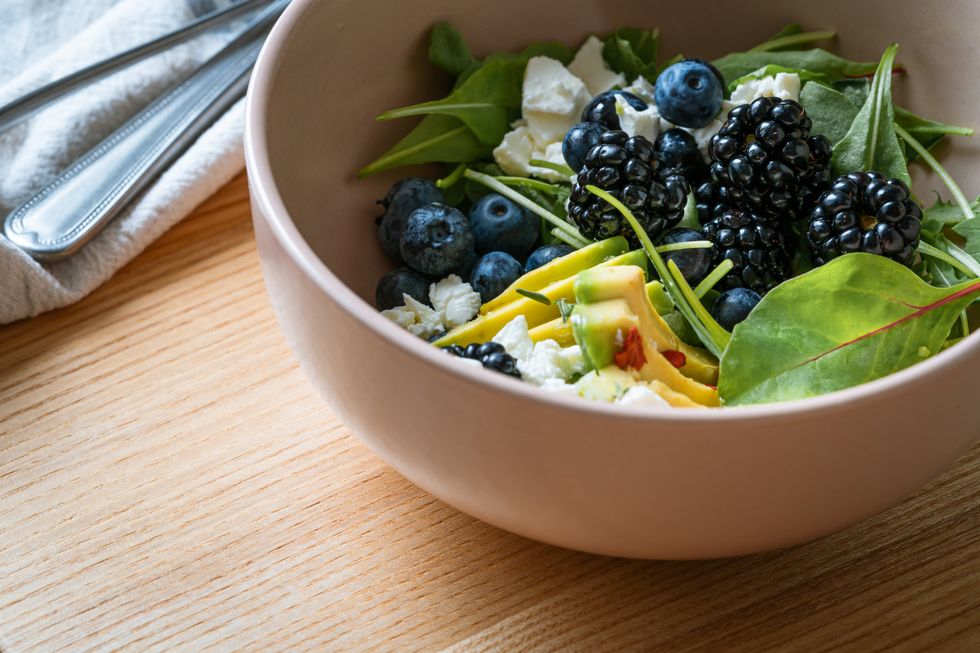 Bowl of healthy food