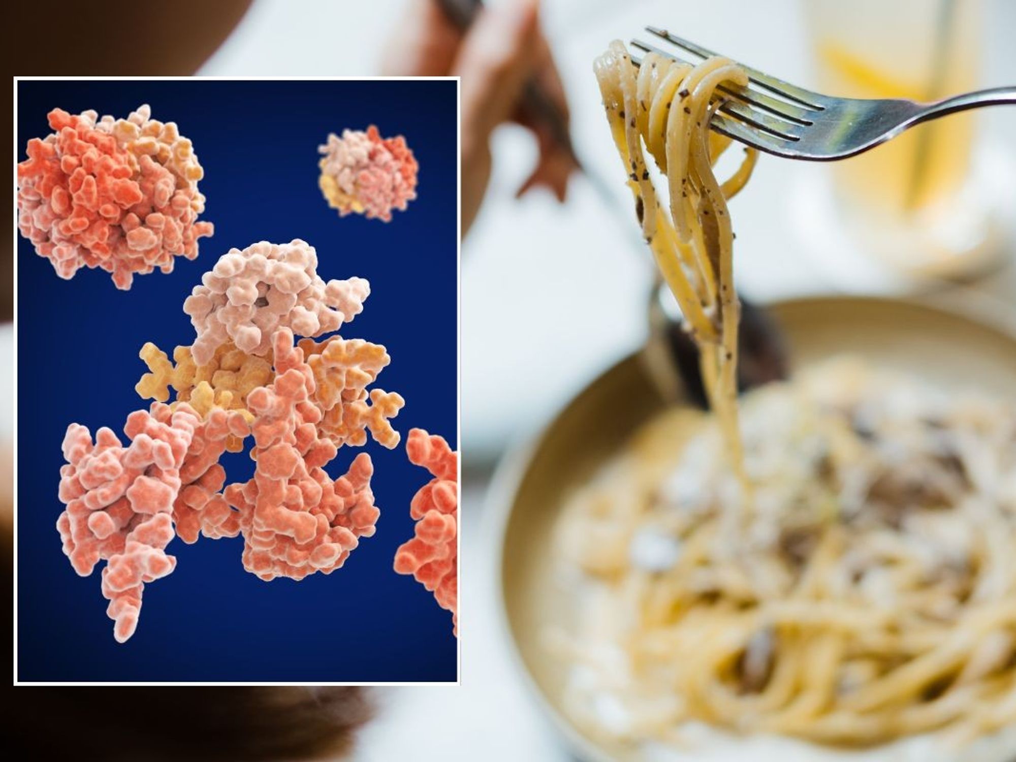 BOWL OF PASTA AND INSULIN