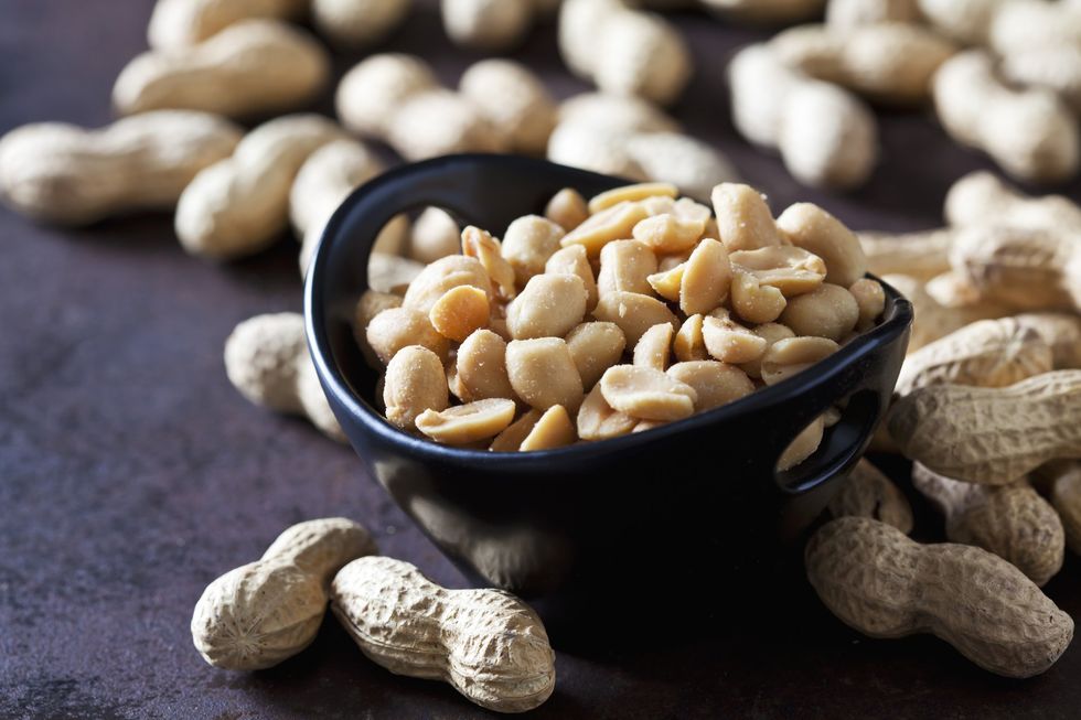 Bowl of peanuts
