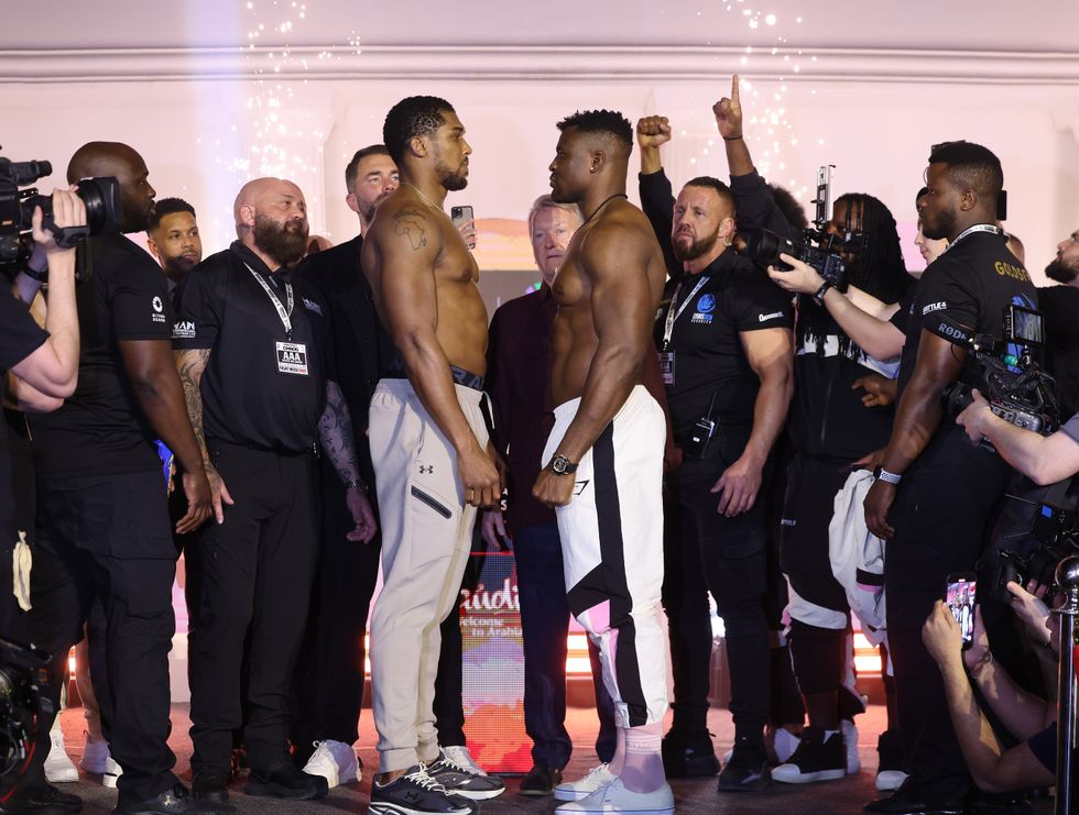 Boxing Anthony Joshua Francis Ngannou