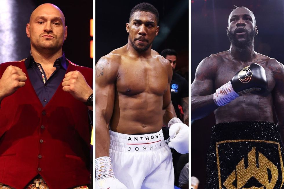Boxing Anthony Joshua Tyson Fury Deontay Wilder