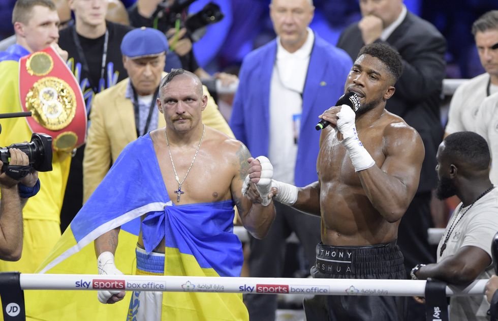 Boxing news Usyk Joshua