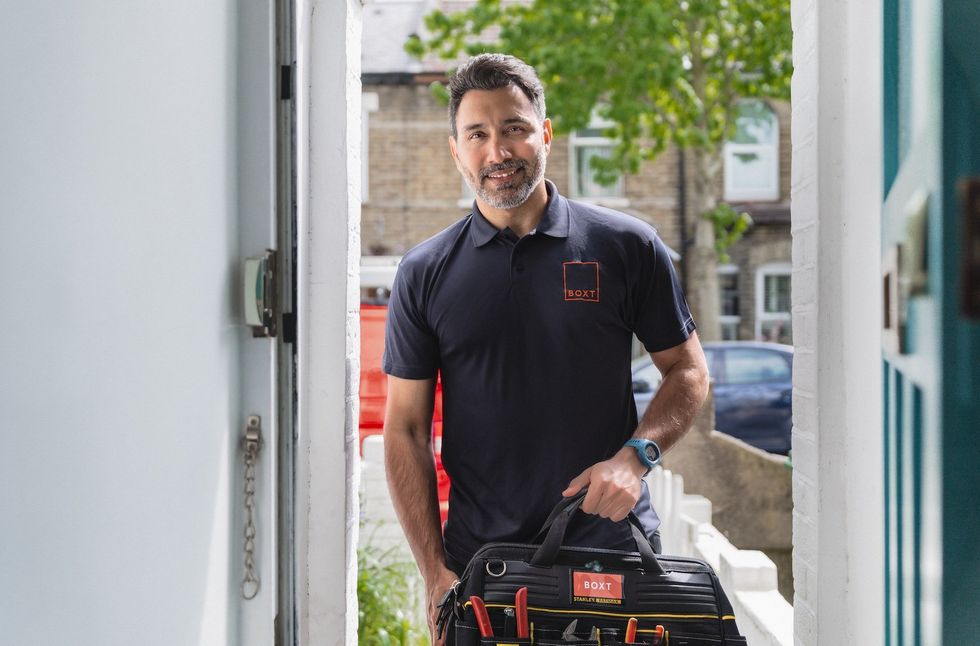 Homem da caldeira BOXT