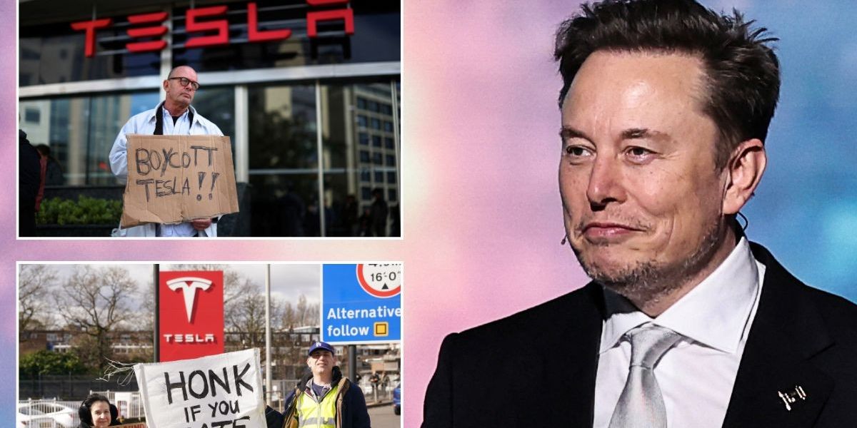 Elon Musk and Tesla to face global protests this month amid calls for mass boycott - 'He must fall!'