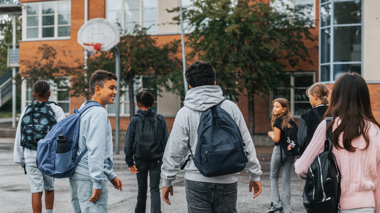 Boys in playground