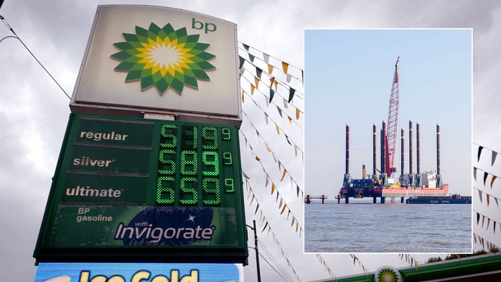BP and oil rig