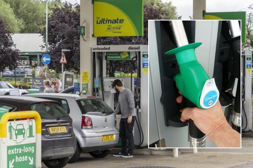 BP filling station and petrol station