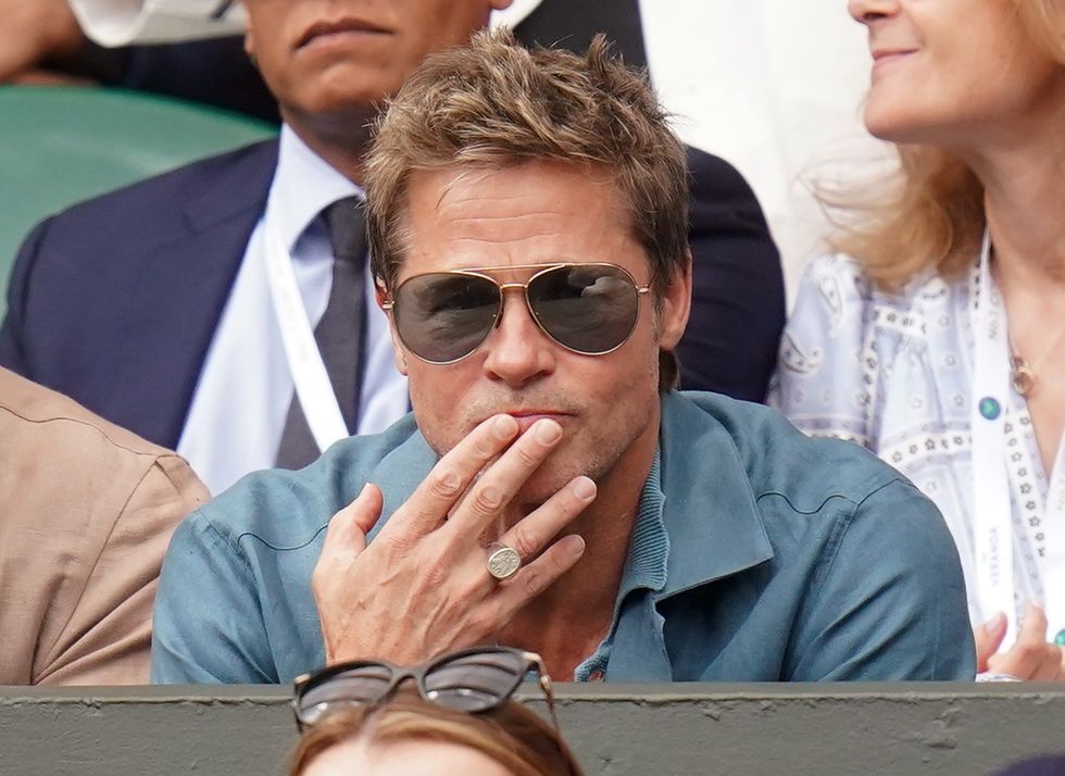 Brad Pitt Wimbledon