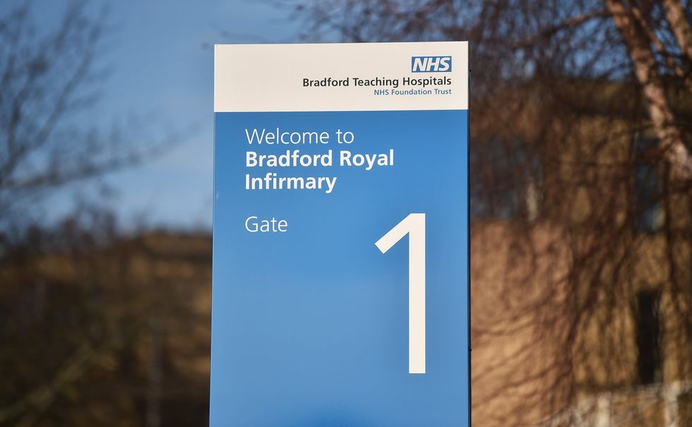 Bradford NHS trust sign