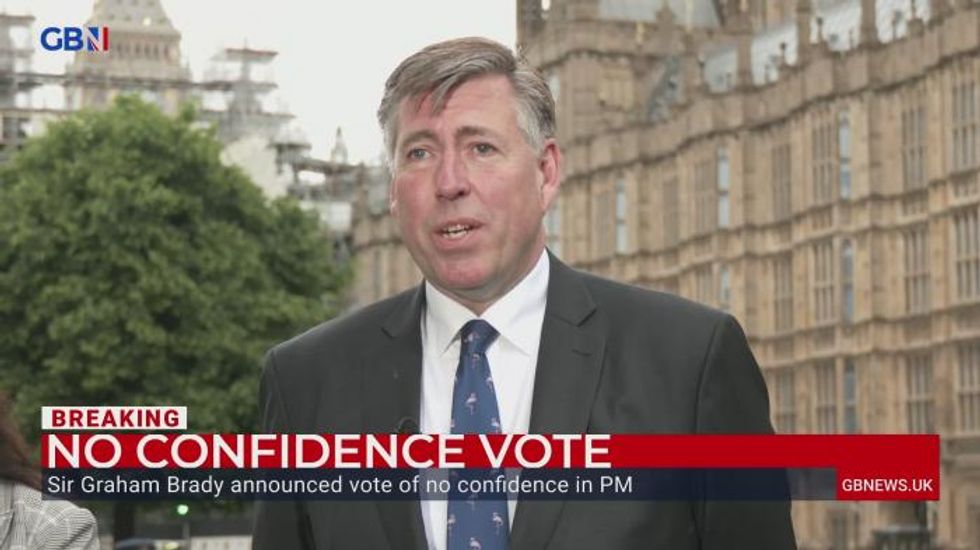 Boris Johnson no confidence vote confirmed by Sir Graham Brady – ballot between 6pm and 8pm tonight