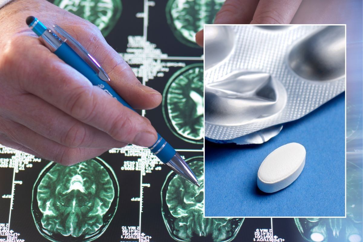 BRAIN SCAN AND WHITE PILL