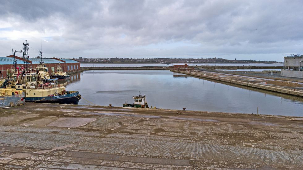 Bramley-Moore Dock in Liverpool, which is the proposed site for Everton Football Clubs new stadium. Issue date: Tuesday February 16, 2021.
