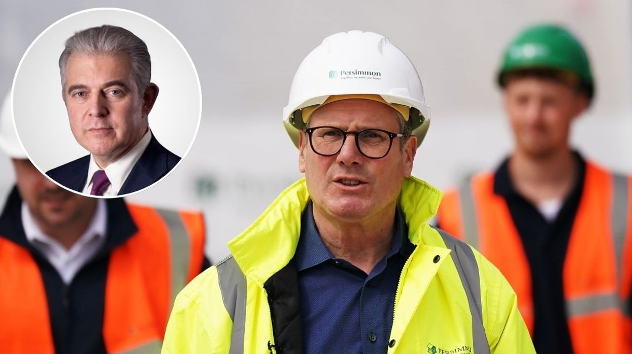 Brandon Lewis and Keir Starmer