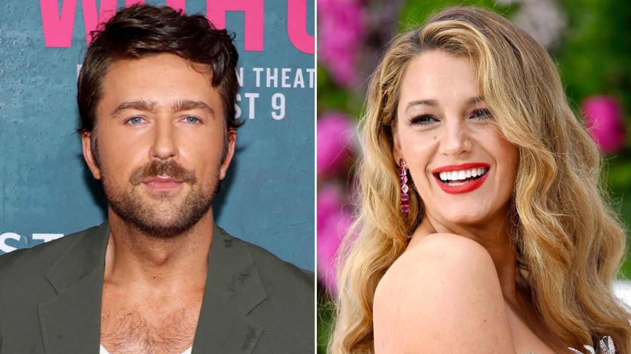 Brandon Skelnar and Blake Lively