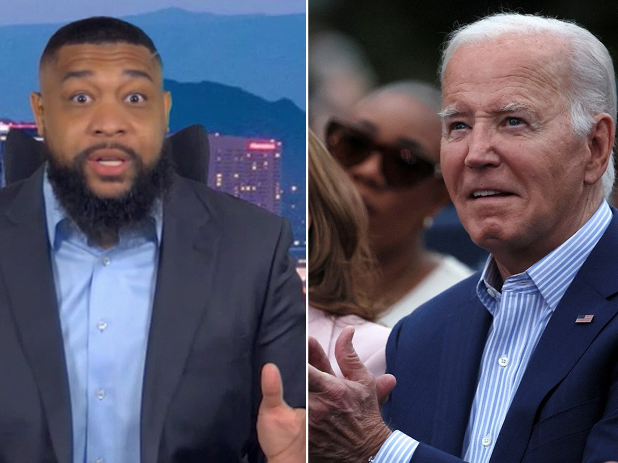 Brandon Tatum and Joe Biden