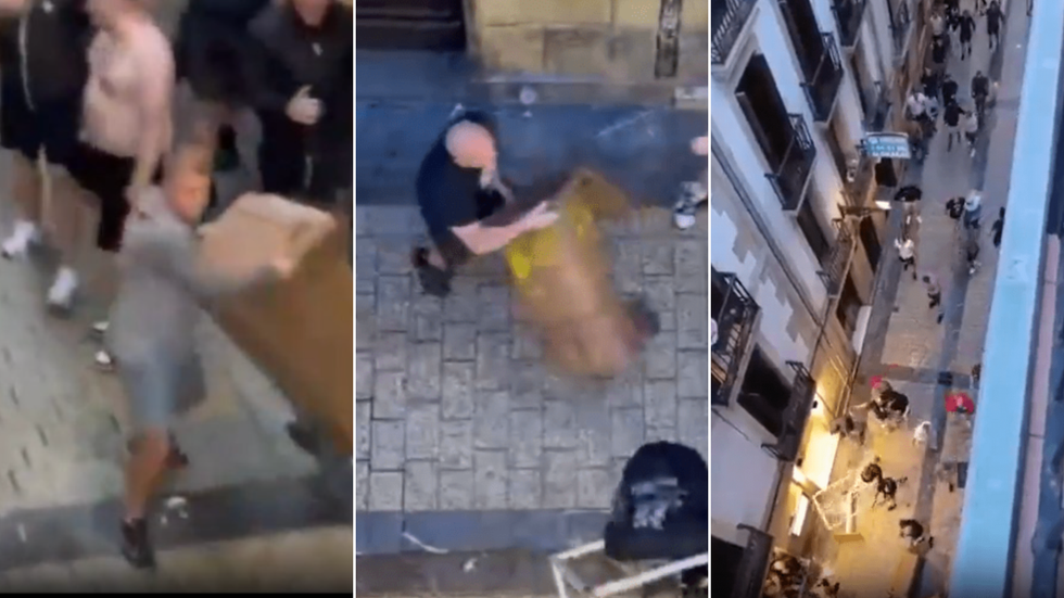 Brawling in Bilbao