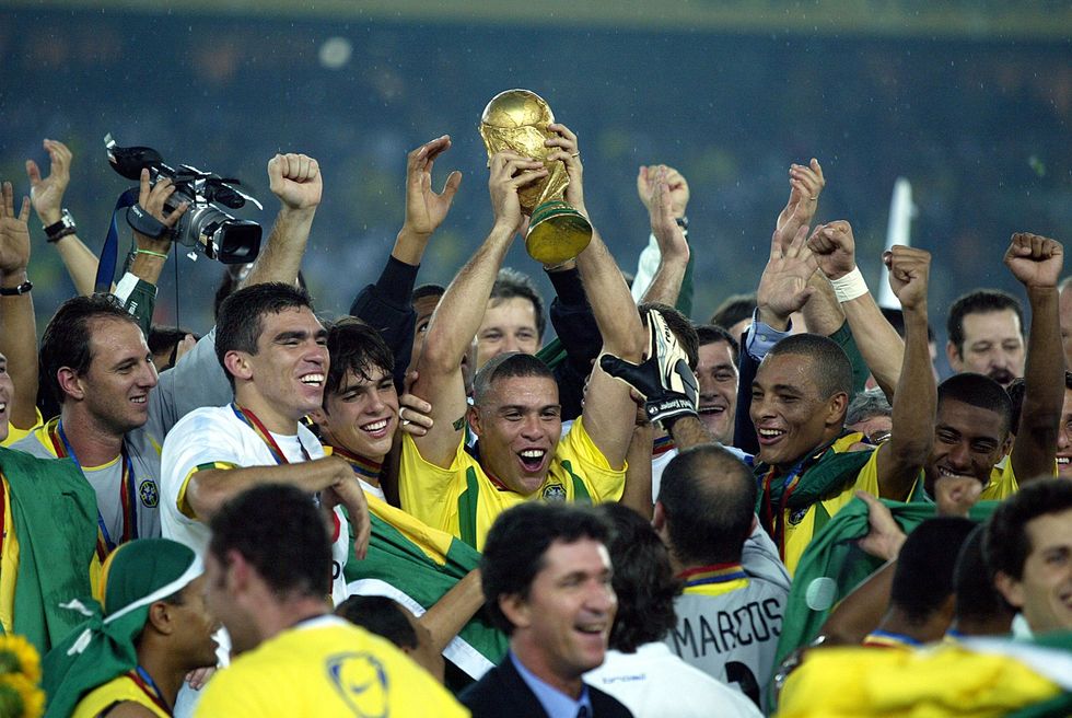 Brazil haven't won the World Cup since 2002