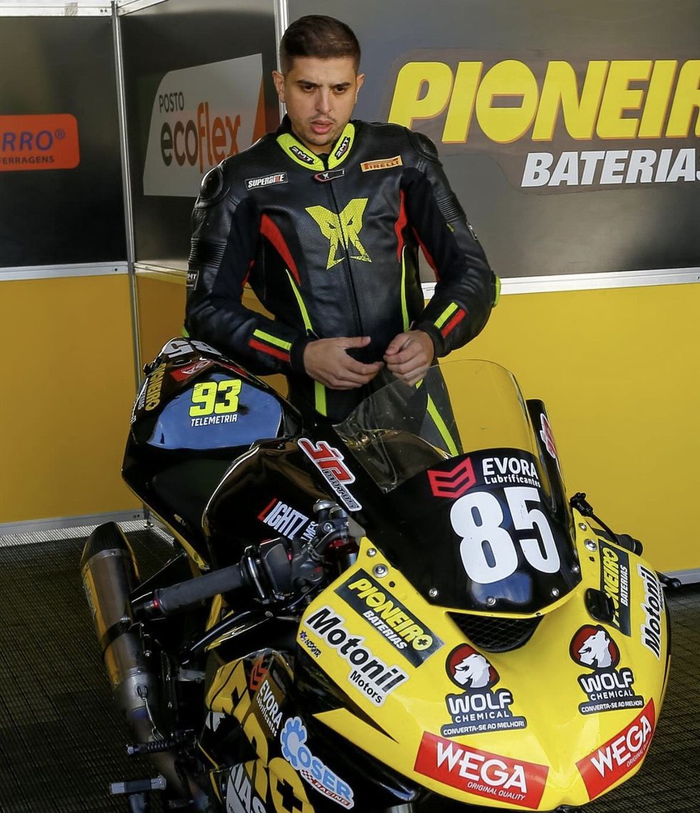 Brazilian motorcycle racing champion Gustavo Silveira fought for his life in hospital