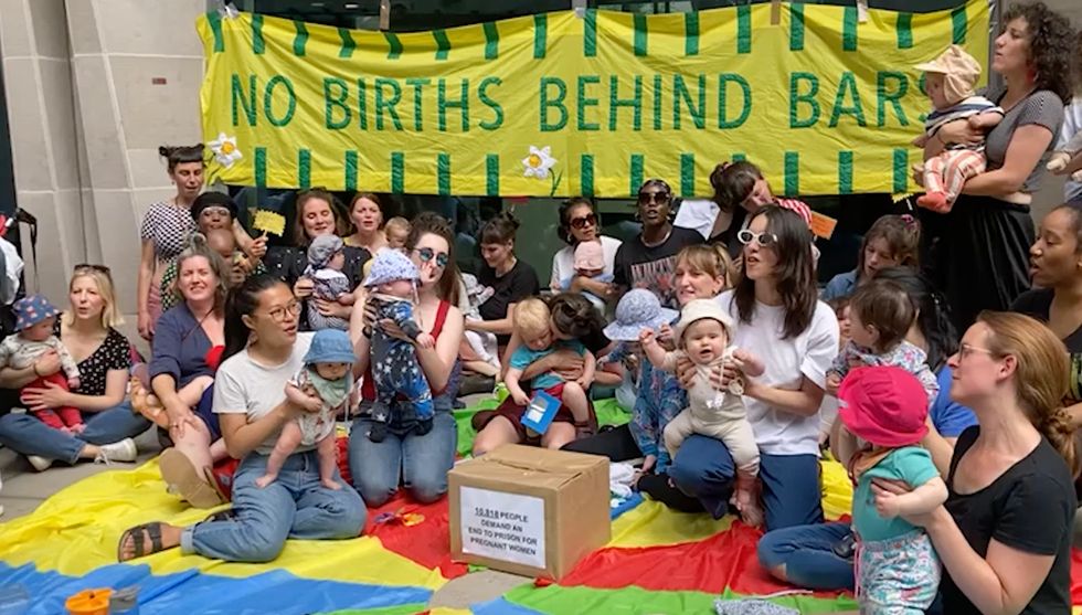 Breastfeeding protest