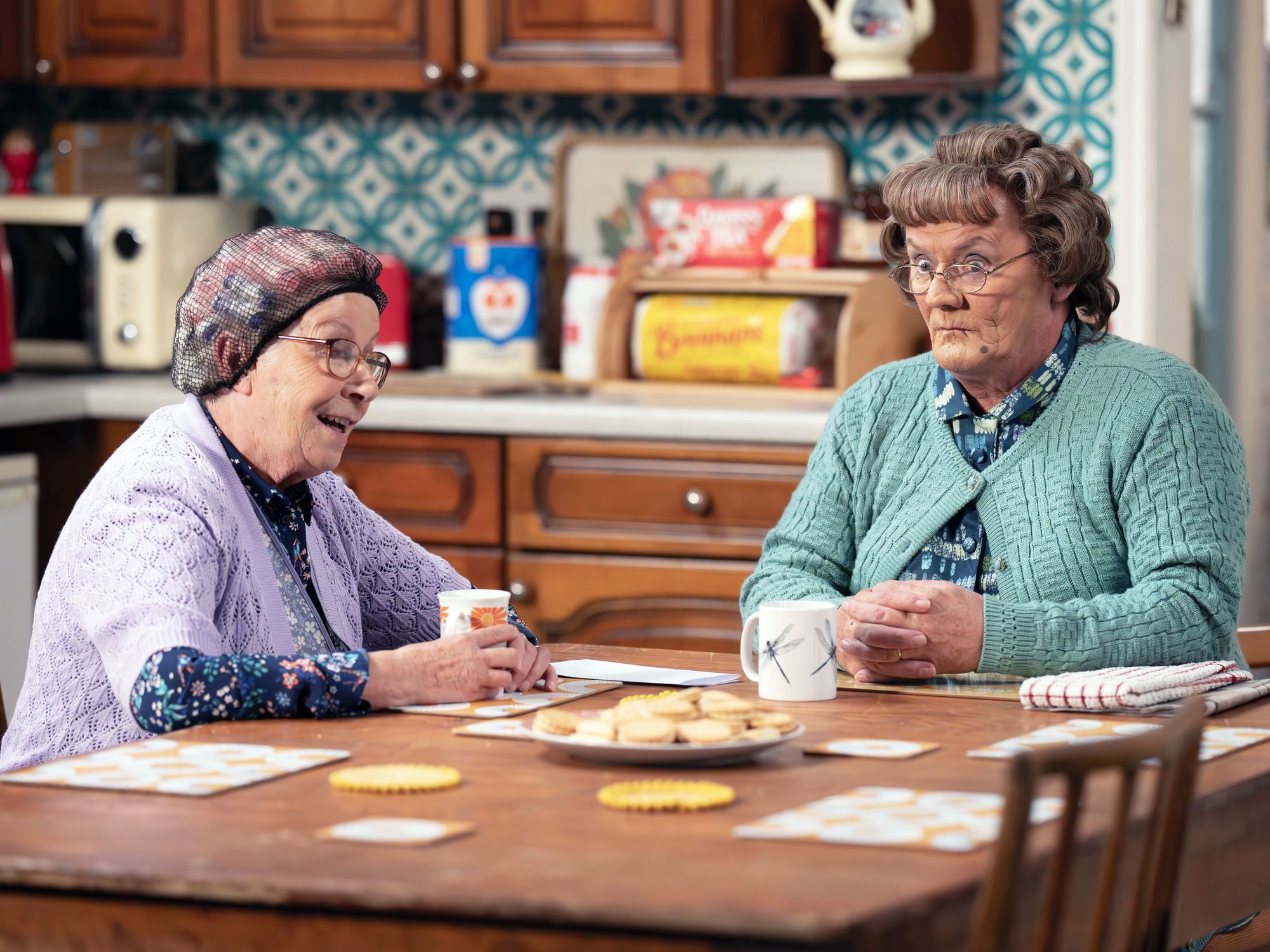 Brendan O'Carroll (right)