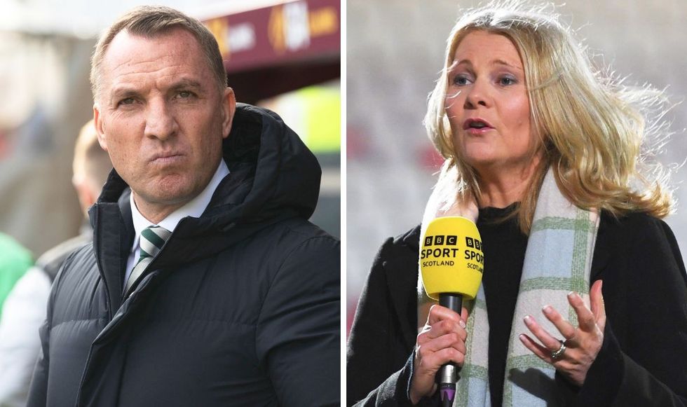 Brendan Rodgers and Jane Lewis