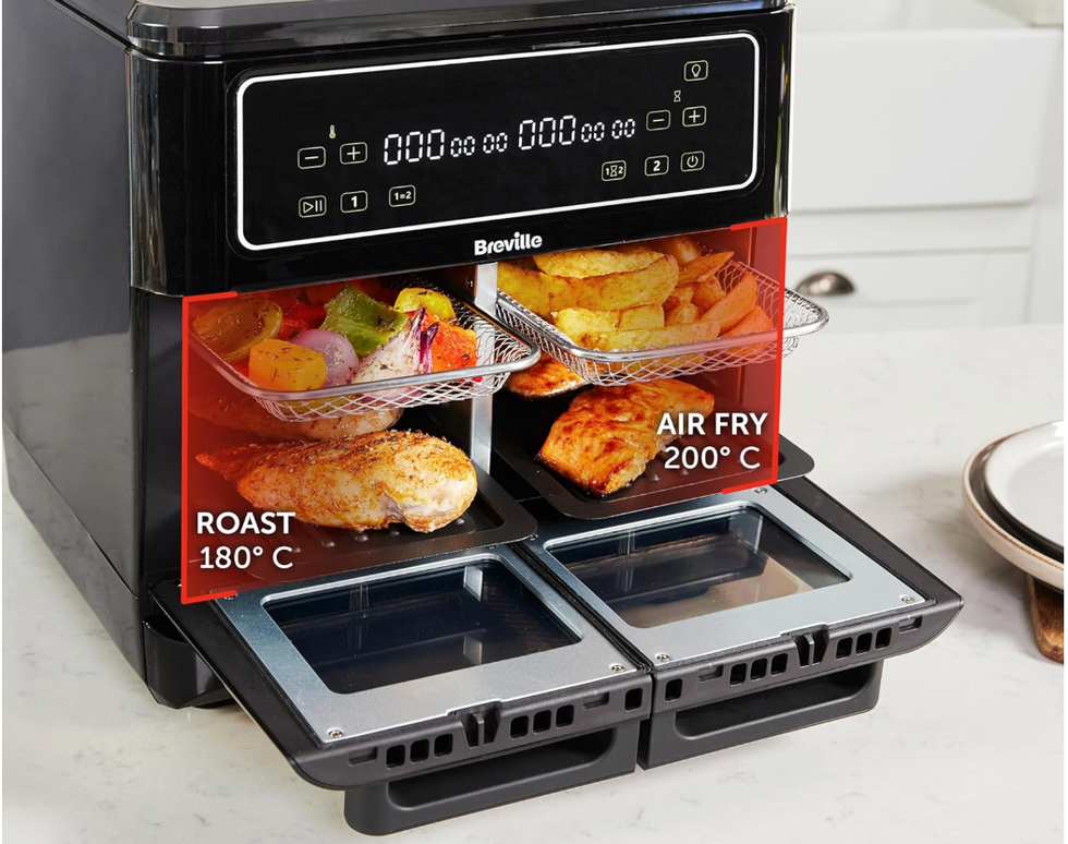 Breville Halo Flexi Air Fryer Digital Dual Air Fryer Oven